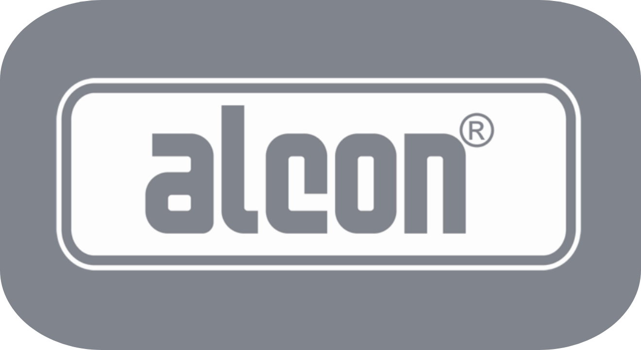 Logotipo Indústrias Alcon